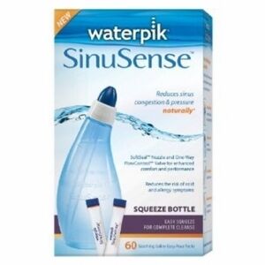 Waterpik SinuSense Squeeze Bottle Nasal Rinse - Blue